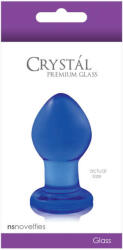 NS Novelties Dop Anal Crystal - Small - Albastru (6 Cm)