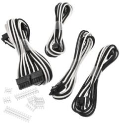 Phanteks Set cabluri prelungitoare Phanteks, cleme incluse, 500mm, Black/White, PH-CB-CMBO_BW