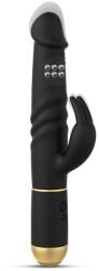 Dorcel Furious Rabbit 2.0 Thrusting and Rotating Vibrator Black Vibrator