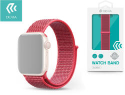 DEVIA Apple Watch szövet sport szíj - Devia Deluxe Series Sport3 Band - 42/44/45/49 mm- hibiscus - bluedigital