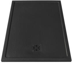 MARMY Dolomite Pro 90x120 zuhanytálca Cavalli Black 808227901254 +ajándék szifon (80 8227 90 12 54)