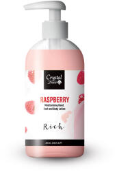 Crystal Nails Moisturising Hand, Foot and Body Lotion - Raspberry Lotion - Rich 250ml