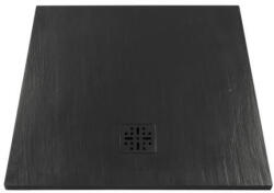 MARMY Basalto 100x100 zuhanytálca Cavalli Black 808121101054 +ajándék szifon (80 8121 10 10 54)