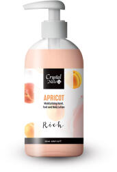 Crystal Nails Moisturising Hand, Foot and Body Lotion - Apricot Lotion - Rich 250ml