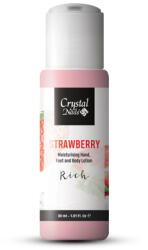 Crystal Nails Crystal Nails Moisturising Hand, Foot and Body Lotion - Strawberry Lotion - Rich 30ml