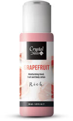 Crystal Nails Crystal Nails Moisturising Hand, Foot and Body Lotion - Grapefruit Lotion - Rich 30ml - Limitált!