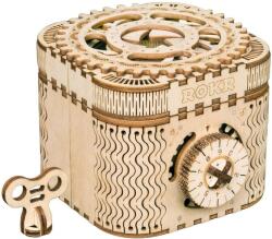Rokr Puzzle 3D Treasure Box, ROKR, Lemn, 123 piese