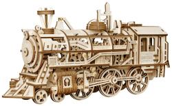 Rokr Puzzle 3D Locomotive, ROKR, Lemn, 349 piese