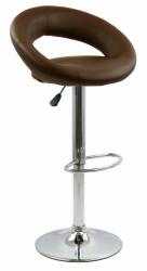  Scaun bar tapitat piele sintetica ABS 151 maro