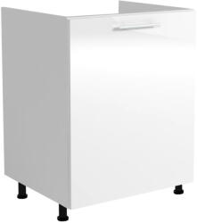 Halmar Vento dk-60/82 mosogató szekrény magasfényű fehér - mindigbutor