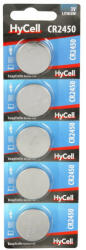 HyCell CR2450 3V lítium gombelem 5db/csomag (1516-0107) - mostelado
