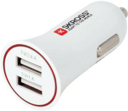 SKROSS duál autós USB töltő 2 (CARUSBDUAL3,4A)