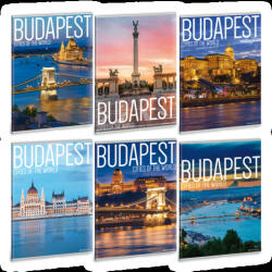 Ars Una Ars Una City Budapest A/4 extra kapcsos füzet-sima 93809344