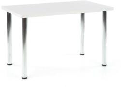 Halmar Modex 120 étkezőasztal fehér asztallappal, króm lábbal - sprintbutor