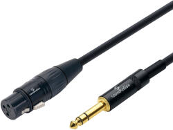 Soundsation WM-PXFJS2 - Wiremaster szimmetrikus patch kábel: XLR(mama)-6.3mm Jack SZTEREO / 2m - R345R