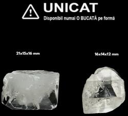 Topaz Alb Cristal Natural Brut - 16-21 x 14-15 x 16-12 mm - ( M ) - 1 Buc
