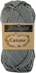 Scheepjes Catona 242 Metal Gray - fémszürke pamut fonal