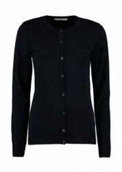 Kustom Kit Női hosszú ujjú felső Kustom Kit Women's Classic Fit Arundel Crew Neck Cardigan XL, Sötétkék (navy)