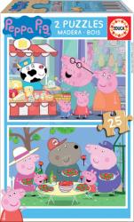Educa Peppa malac fa puzzle 2x25 db-os (18078)