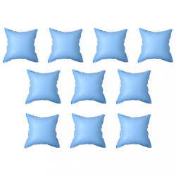 vidaXL 10 db felfújható PVC párna talaj feletti medencetakaróhoz (92436)