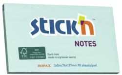 STICK N Stick`N 76x127mm 90lap környezetbarát pasztell kék jegyzettömb (21568) - bestbyte