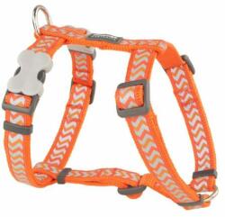 Red Dingo Reflective Ziggy Orange Medium Dog hám