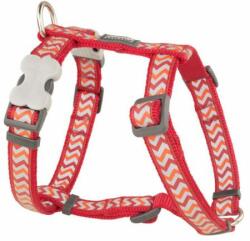 Red Dingo Reflective Ziggy Red Medium Dog hám