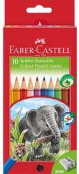 Faber-Castell Faber-Castell: Jumbo színesceruza szett hegyezővel 10db-os (111210) - innotechshop