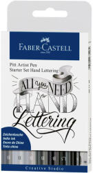 Faber Set caligrafie FABER-CASTELL Pitt Artist Pen Lettering, FC267118