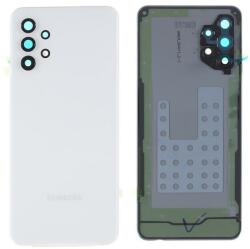 tel-szalk-1929253 Samsung Galaxy A32 fehér Akkufedél hátlap, hátlapi kamera lencse burkolati elem ragasztóval (tel-szalk-1929253)