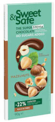 Sly Nutritia Ciocolata cu lapte si alune de padure fara zaharuri adaugate, Sweet&Safe - 90 g