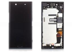 Sony A5034092A Gyári Sony Xperia XZ Premium fekete LCD kijelző érintővel kerettel előlap (A5034092A)