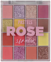 s. f. r color Trusa machiaj SFR Pastels, # 01 Rose