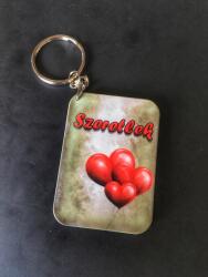 Kulcstartó-Műanyag-Szeretlek - Szerelmes ajándék - Valentin napi ajándék (9790.00)