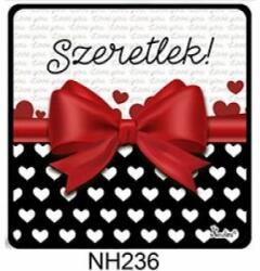  Hűtőmágnes-Masnis szeretlek - Szerelmes ajándék - Valentin napi ajándék (NH236)