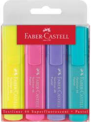 Faber-Castell Faber-Castell Textmarker Pastel Szövegkiemelő, 4 darab (FC154610)