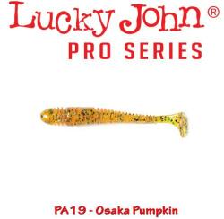 Lucky John Shad LUCKY JOHN Pro Series Tioga 2.4'', 6.1cm, culoare PA19 Osaka Pumpkin, 9buc/plic (140119-PA19)