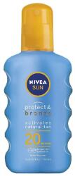 Nivea Sun Protect & Bronze spray pentru plajă SPF 20 200 ml