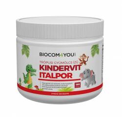 Biocom Kindervit trópusi gyümölcsízű italpor 195 g