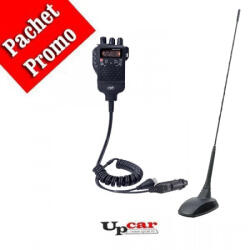PNI Pachet statie radio CB portabila PNI Escort HP 62 + Antena CB PNI Extra 48 lungime 45 cm + Baza magnetica (PNI-HP62-48) Statii radio
