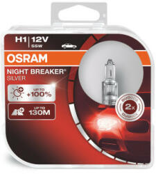 OSRAM Bec auto halogen pentru far Osram Night Breaker Silver H1 12V 55W