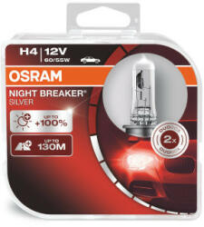 OSRAM Bec auto pentru far Osram Night Breaker Silver H4 12V 60/55W