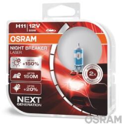 OSRAM Bec auto halogen pentru far Osram Night Breaker Laser Next Generation H11 12V 55W
