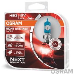 OSRAM Bec auto halogen pentru far Osram Night Breaker Laser Next Generation HB3 12V 60W