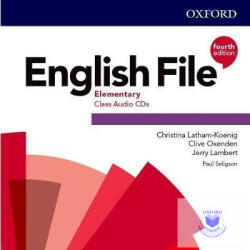 Oxford University Press English File Elementary Class Audio CDs (Fourth Edition)