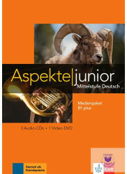  Aspekte junior B1 plus Medienpaket (3 Audio-CDs + Video-DVD)