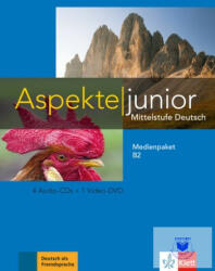  Aspekte junior B2 Medienpaket (4 Audio-CDs + Video-DVD)