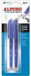 ALPINO Pix erasable, 0.7mm, 2 buc. /blister, ALPINO ReMaker II Soft - albastru (MS-BB000200)