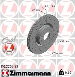 ZIMMERMANN Disc frana ZIMMERMANN SPORT Z 110.2207. 52 (110.2207.52)