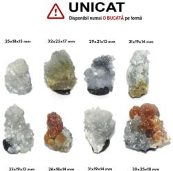  Mineral Natural Zincit Brut - 25-33 x 18-25 x 13-18 mm ( XL )
